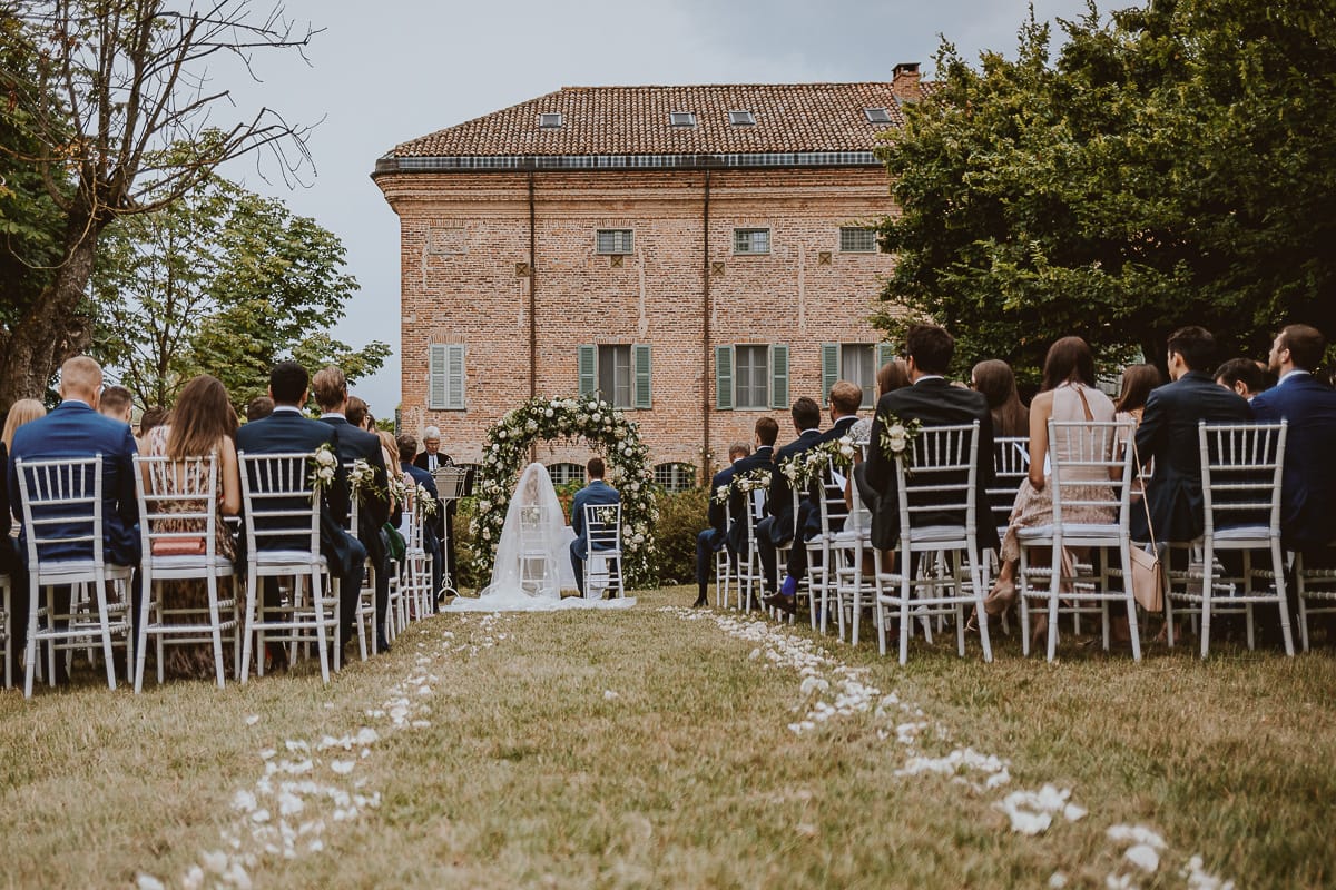 Destination wedding al Relais Sant'Uffizio. Cerimonia. panoramica.