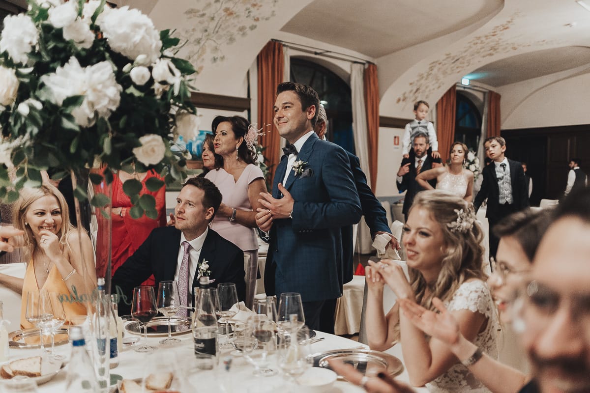 Destination wedding al Relais Sant'Uffizio. Cena.