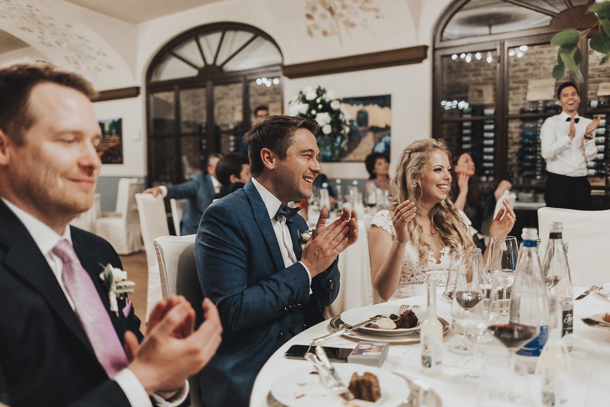 Destination wedding al Relais Sant'Uffizio. Cena.