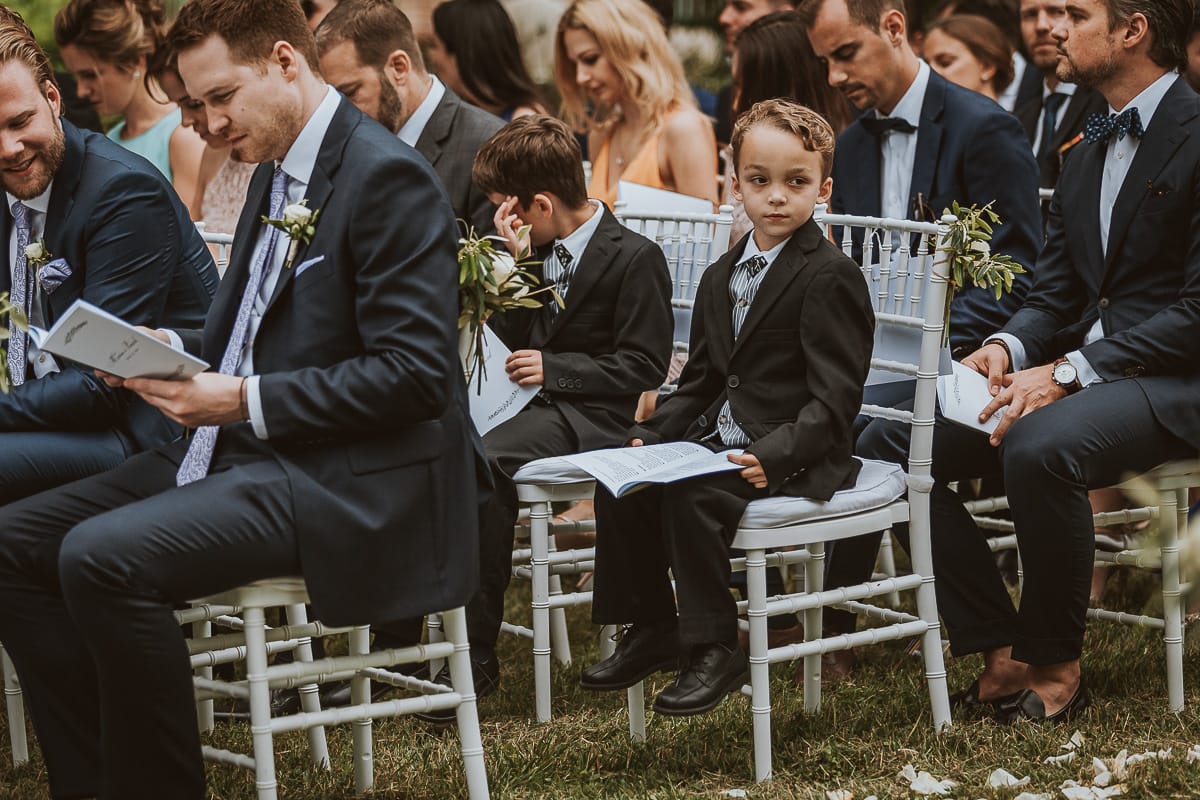 Destination wedding al Relais Sant'Uffizio. Cerimonia. Invitati.