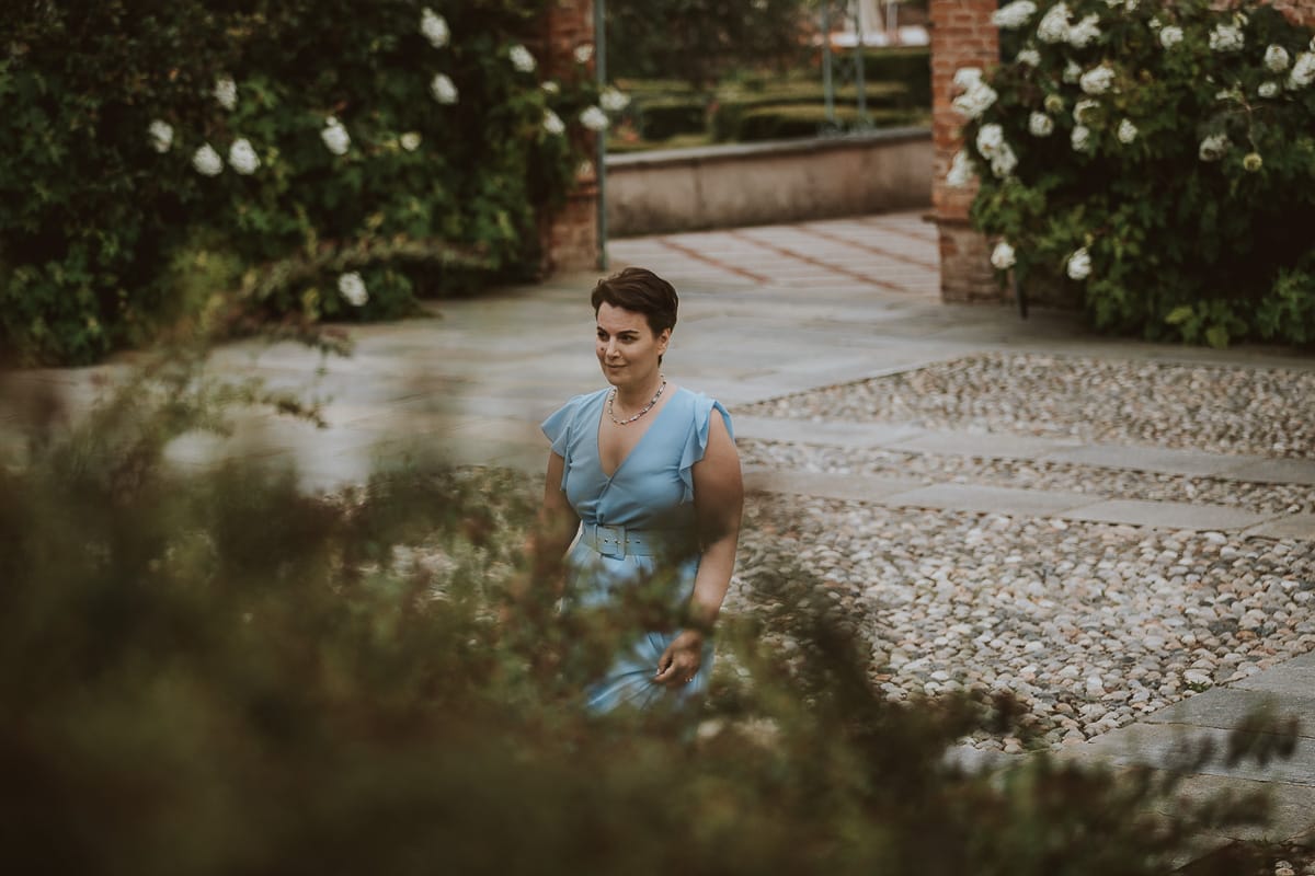 Destination wedding al Relais Sant'Uffizio. Cerimonia.Invitata.