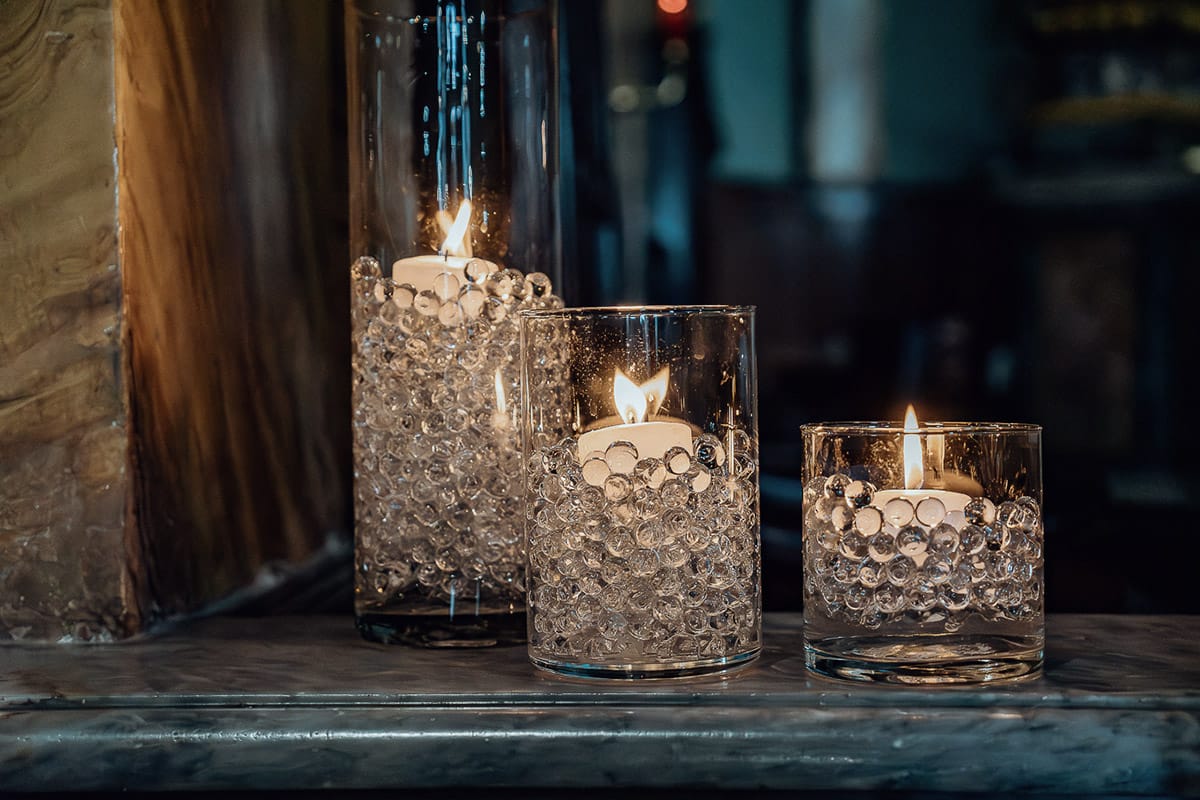 Matrimonio sotto la pioggia a Cambiano. Cerimonia. Candele
