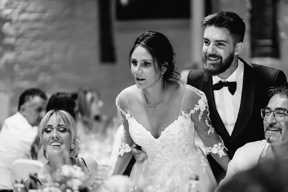 Castello dei Solaro, matrimonio di Noemi e Pietro. Cena.