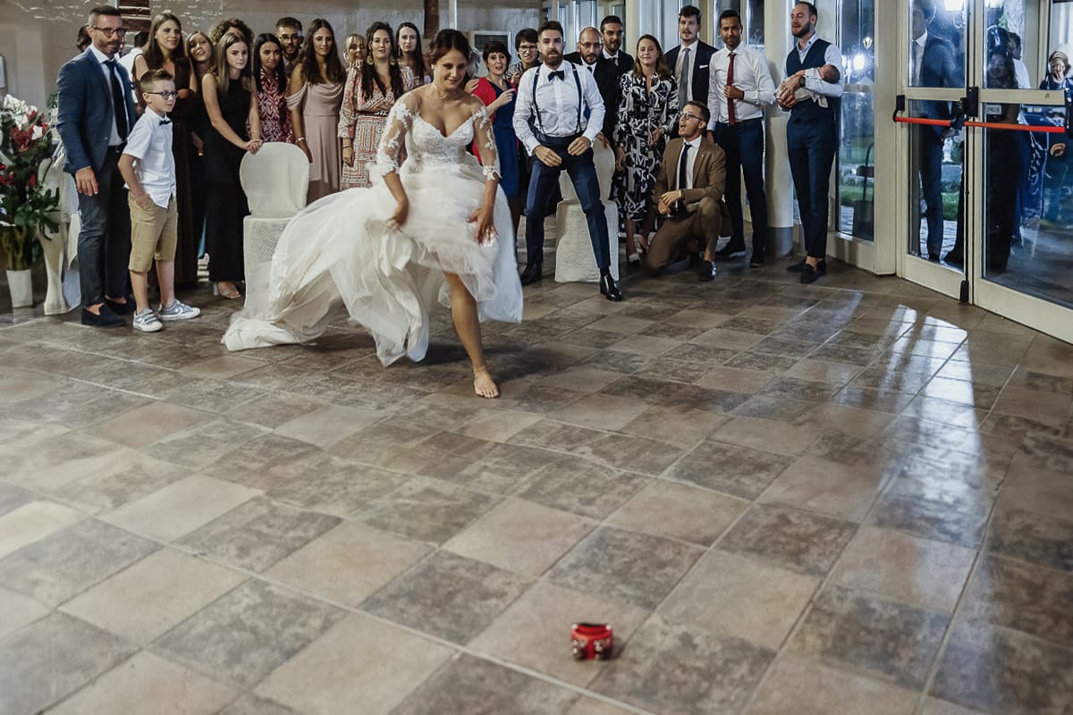 Castello dei Solaro, matrimonio di Noemi e Pietro. Cena.Giochi.