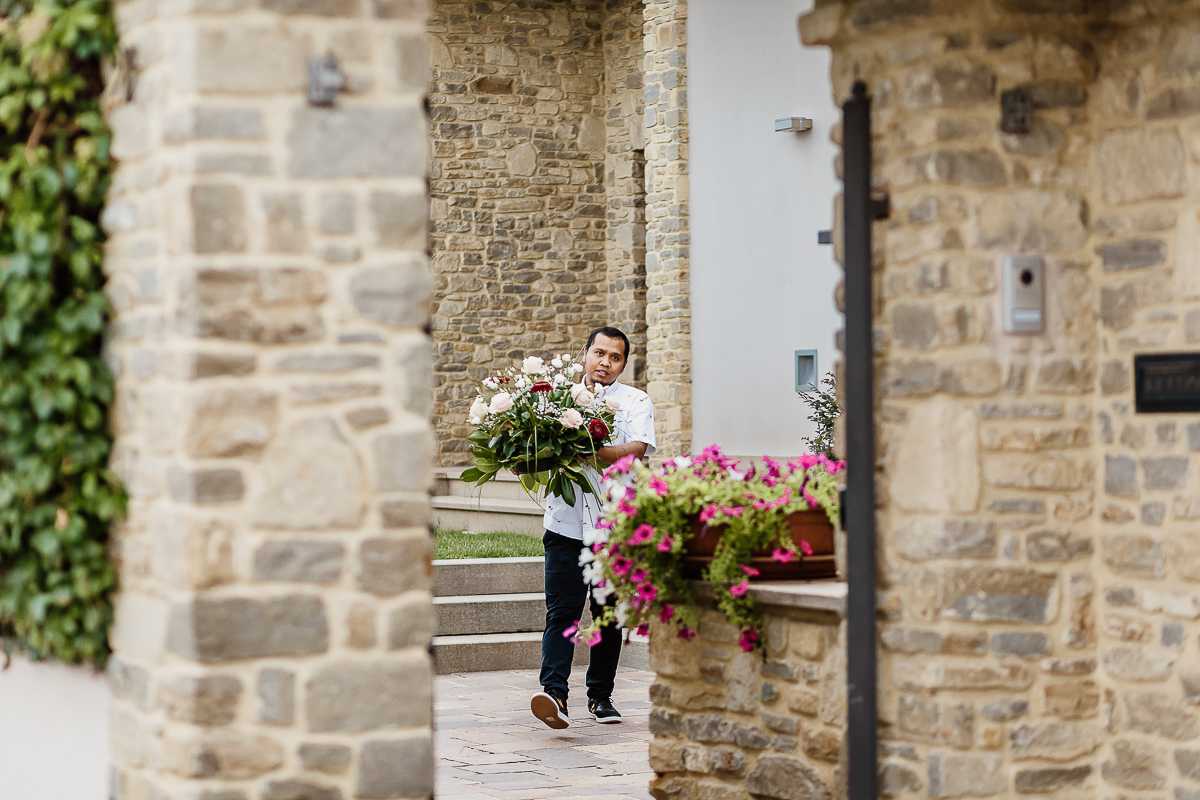 Castello dei Solaro, matrimonio di Noemi e Pietro. Preparazione della sposa.