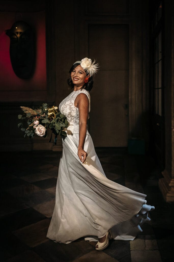 Matrimonio al "The Number Six" di Torino, la casa più bella del mondo. Sposa.