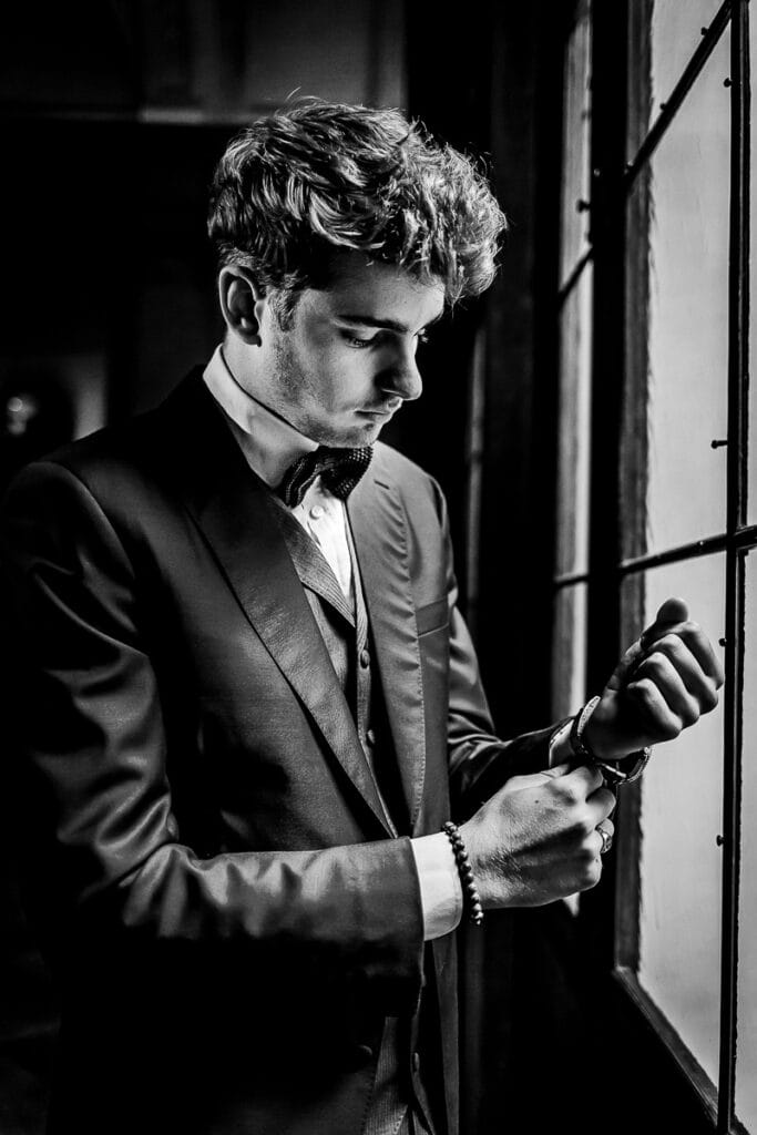 Matrimonio al "The Number Six" di Torino, la casa più bella del mondo. Sposo.