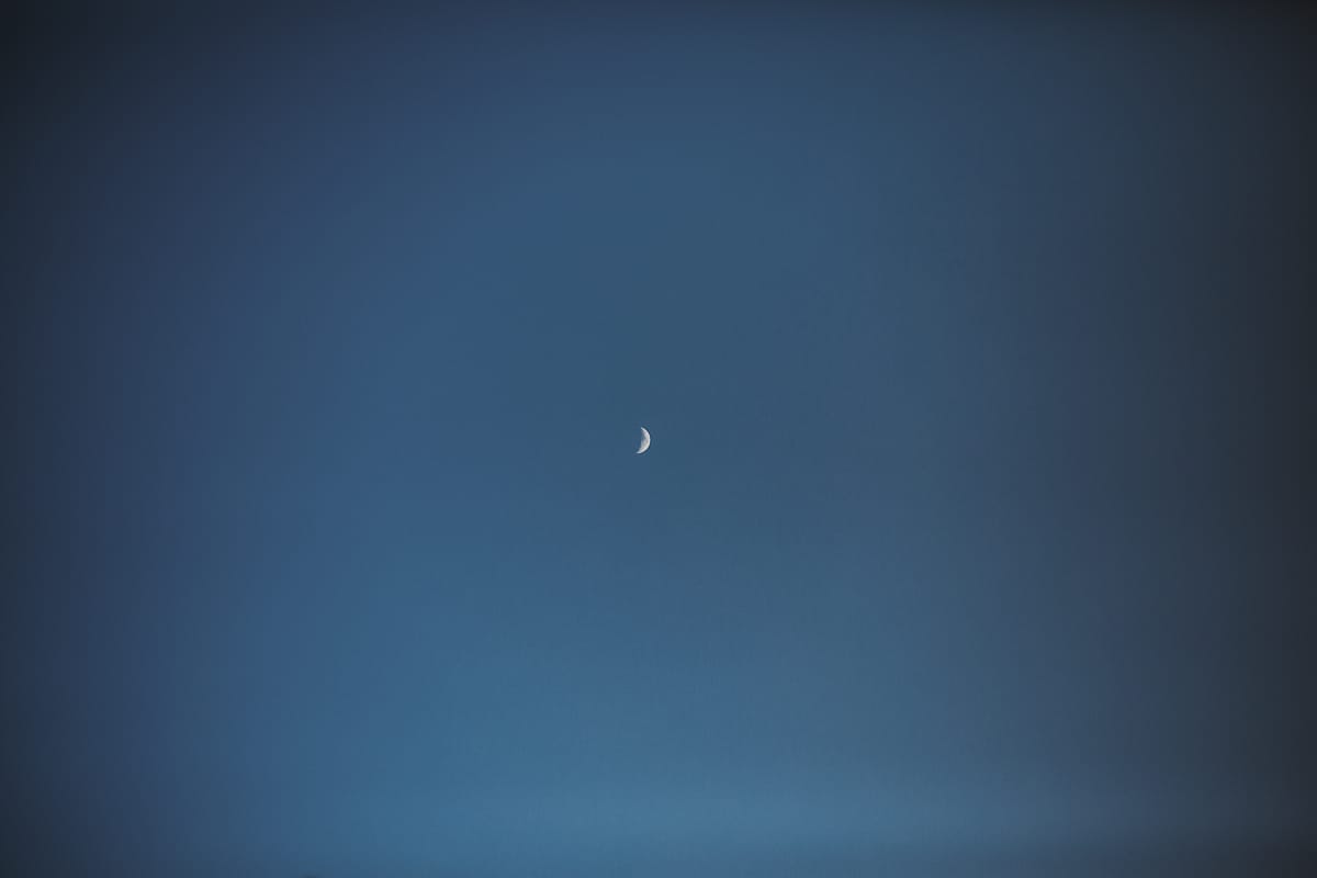 Foto di Famiglia al Tramonto: Ilenia, Filippo, Edoardo e Camilla a Mombello di Torino. la luna nel cielo.