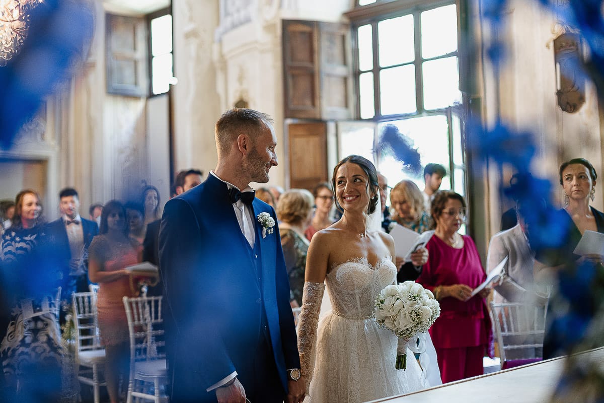 Matrimonio da favola al castello Canalis. Cerimonia.