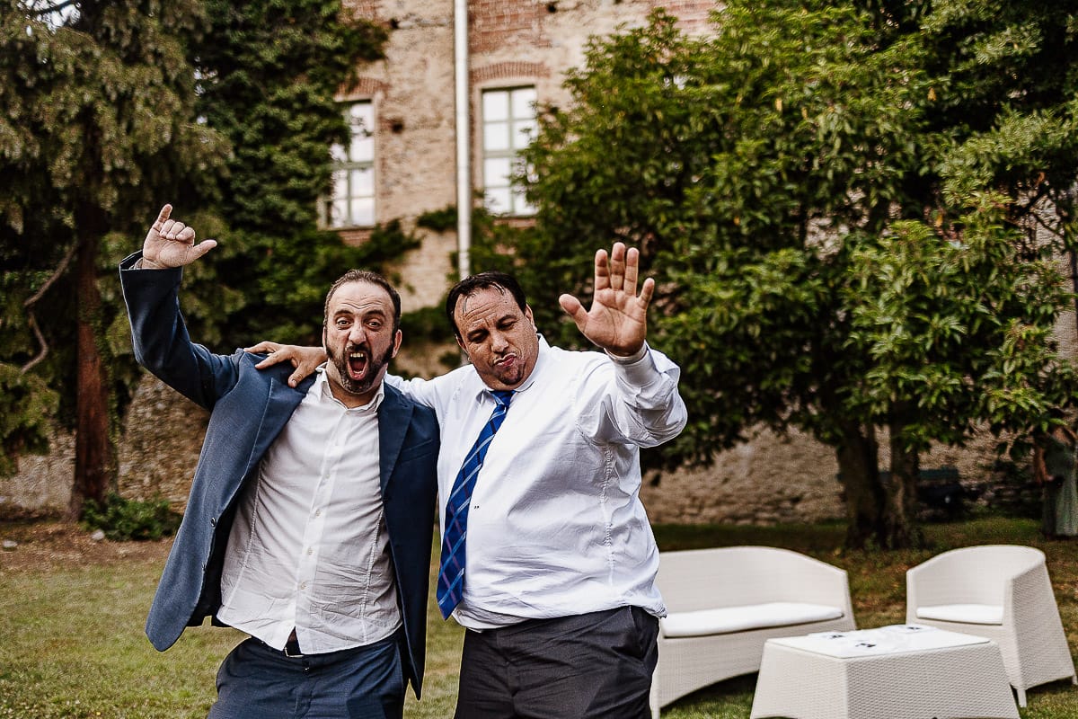 Matrimonio da favola al castello Canalis. Aperitivo. Invitati.