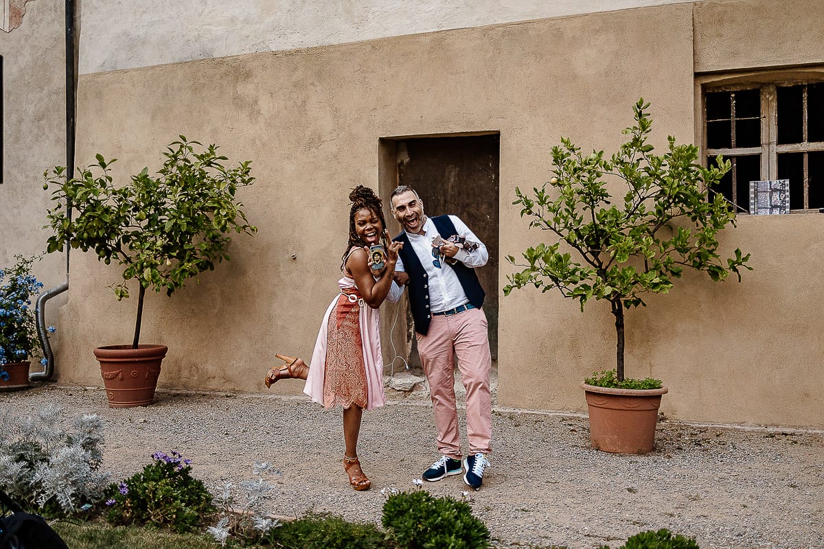 Matrimonio da favola al castello Canalis. Aperitivo. Invitati.