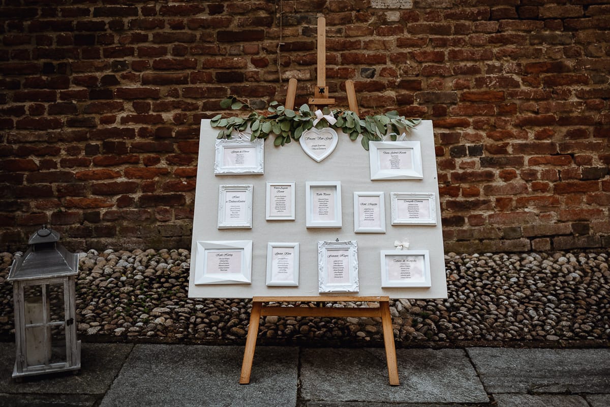 Matrimonio al Castello di Cortanze. Tableau de mariage.
