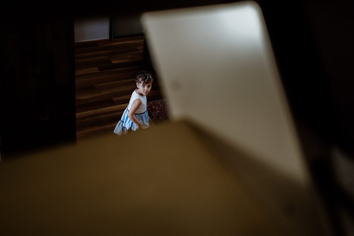 Matrimonio a San Mauro Torinese. Preparazione della sposa. Figlia della testimone