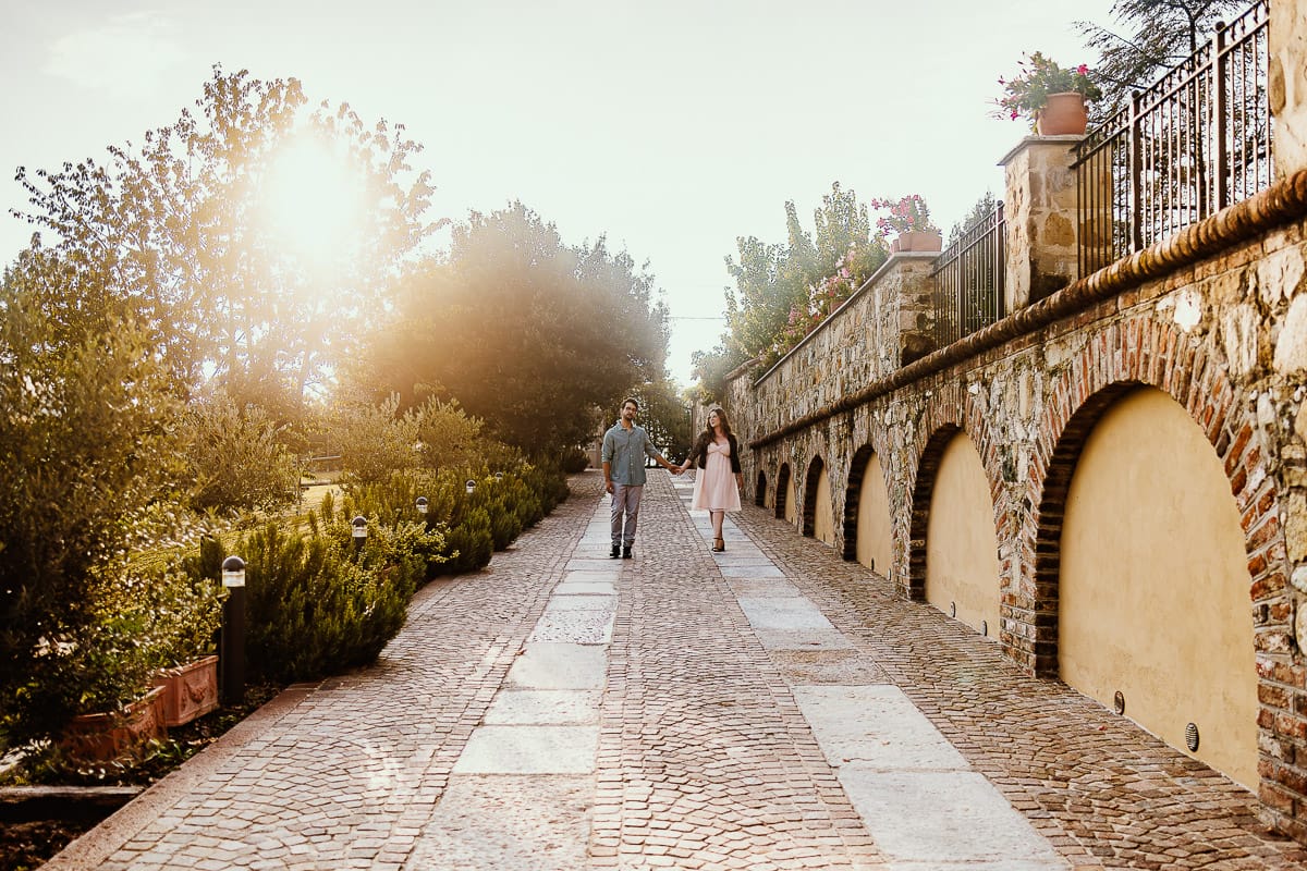 Fotografo matrimonio Rivalba. Villa Ala. Prewedding di Giorgia e Marco. Golden Hour.