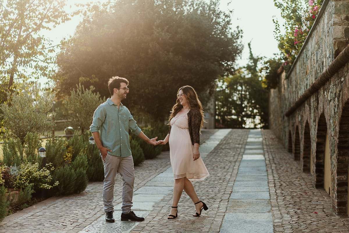Fotografo matrimonio Rivalba. Villa Ala. Prewedding di Giorgia e Marco. Golden Hour.