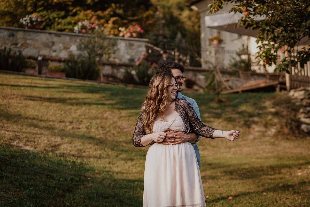 Fotografo matrimonio Rivalba. Villa Ala. Prewedding di Giorgia e Marco. Golden Hour.