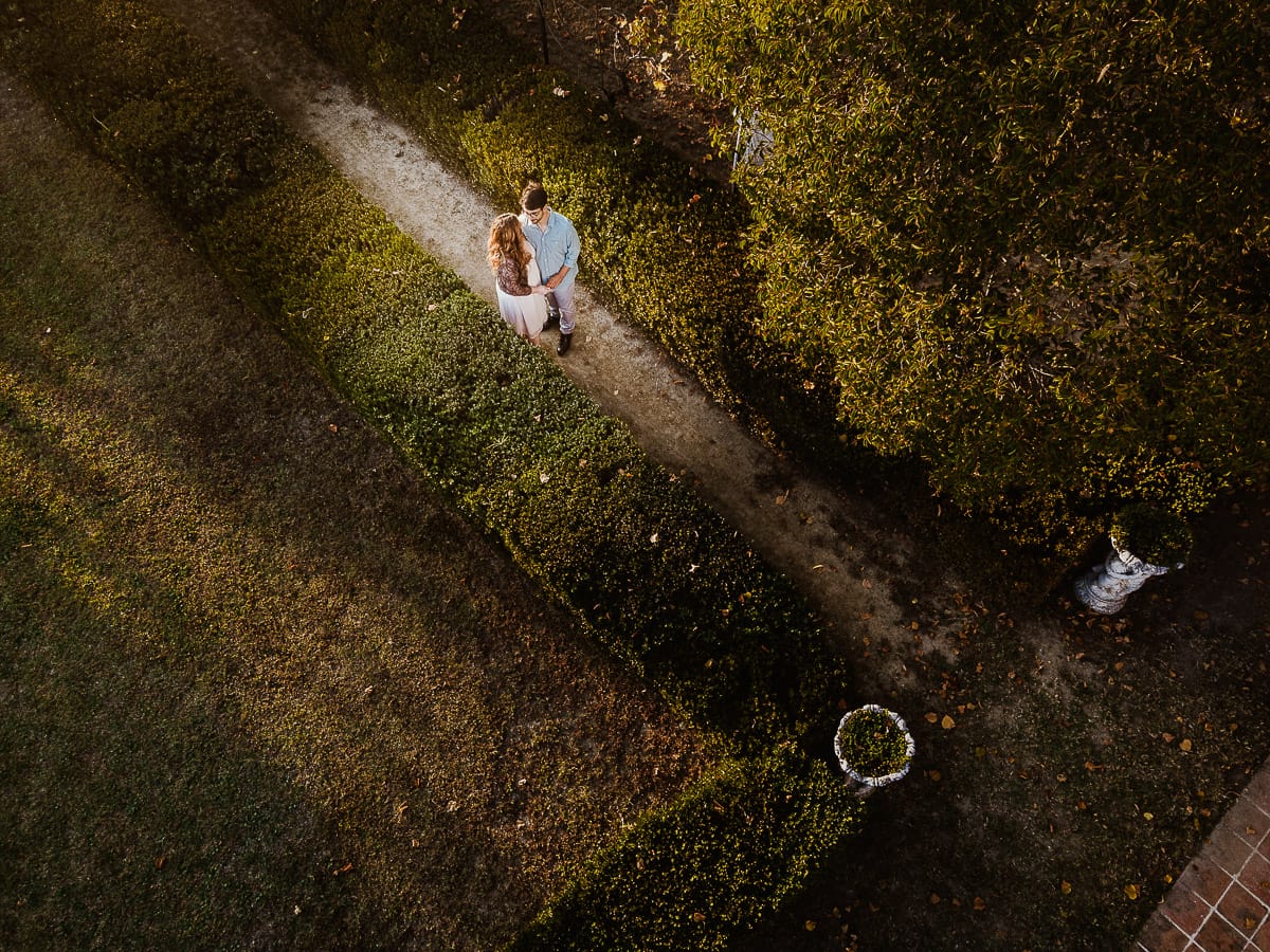 Fotografo matrimonio Rivalba. Villa Ala. Prewedding di Giorgia e Marco. Golden Hour. Foto dal drone.