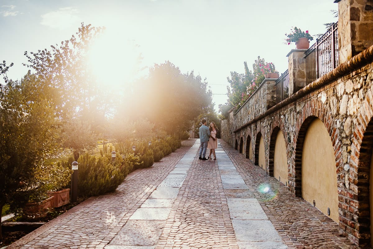 Fotografo matrimonio Rivalba. Villa Ala. Prewedding di Giorgia e Marco. Golden Hour.