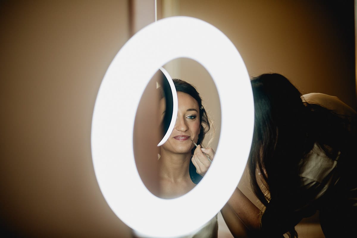 Fotografo matrimonio Torino | Tenuta La Michelina | Pinerolo. Preparazione della sposa. Make-up