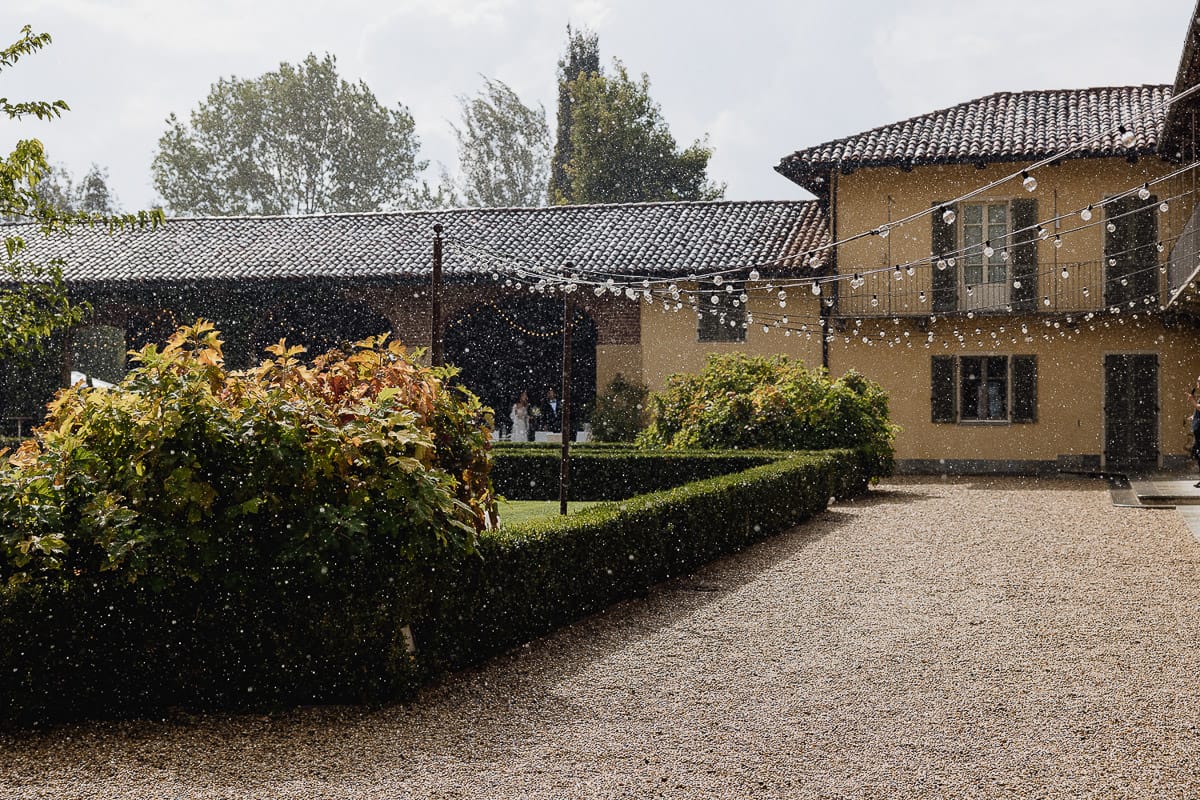 Fotografo matrimonio Torino | Tenuta La Michelina | Pinerolo. Temporale improvviso.