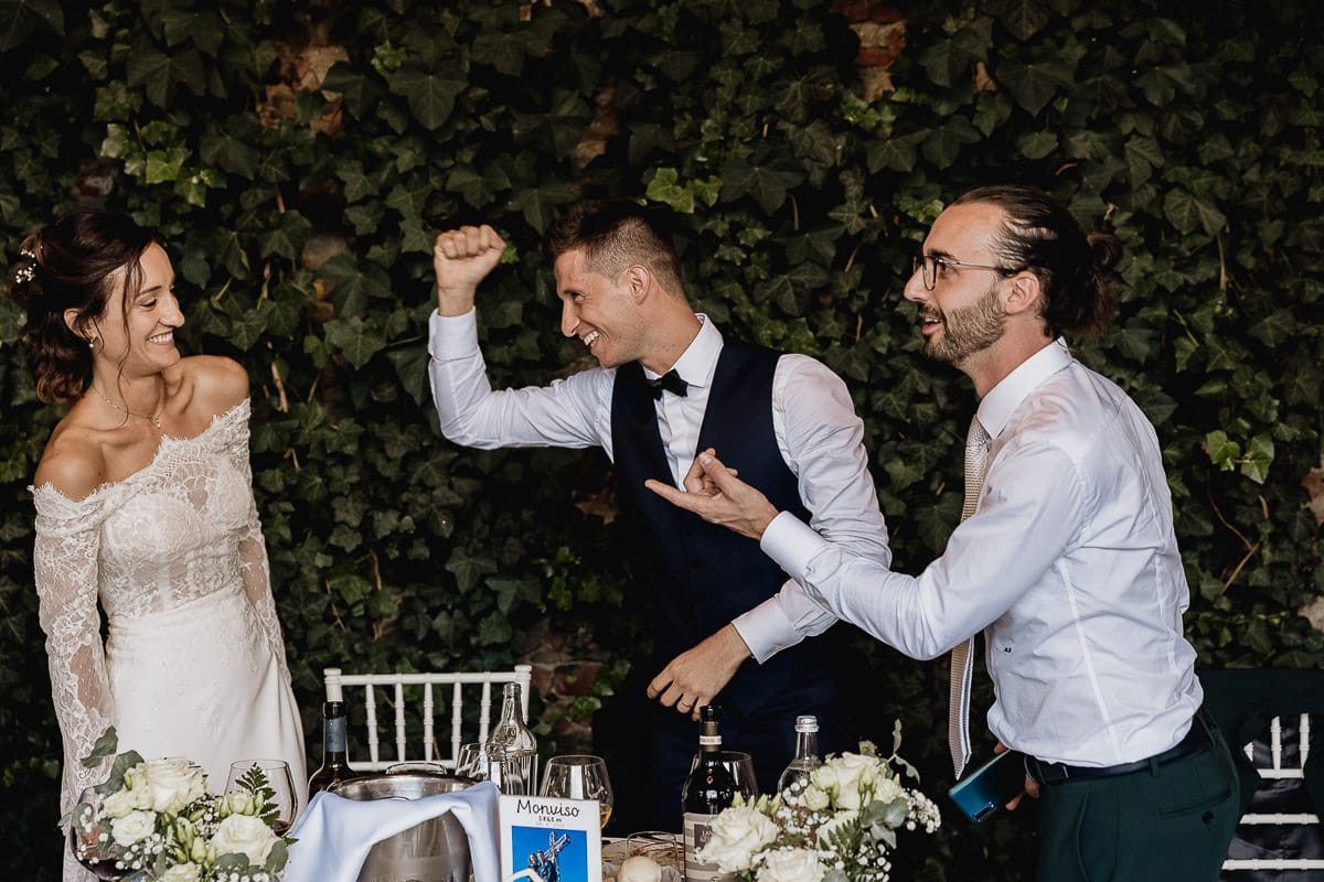 Fotografo matrimonio Torino | Tenuta La Michelina | Pinerolo. Ricevimento. Giochi e scherzi.