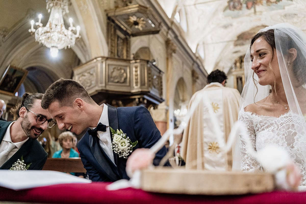 Fotografo matrimonio Torino | Tenuta La Michelina | Pinerolo. Cerimonia religiosa nella chiesa di Santa Maria Maggiore di Poirino.