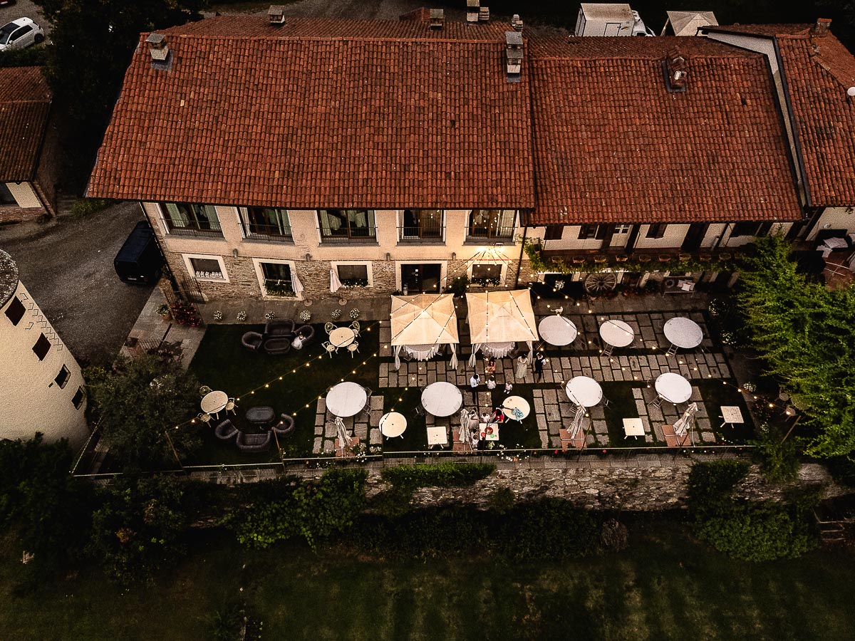 Fotografo Matrimonio Lago di Viverone, Tenuta Variselle. Location vista dal drone.