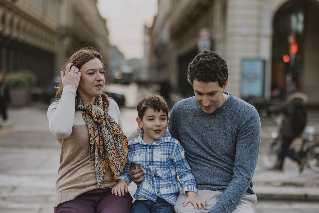 Servizio fotografico per famiglia americana in vacanza a Torino.