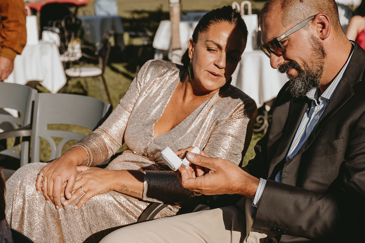 Matrimonio Lago di Candia. Cerimonia. Rito del calore.