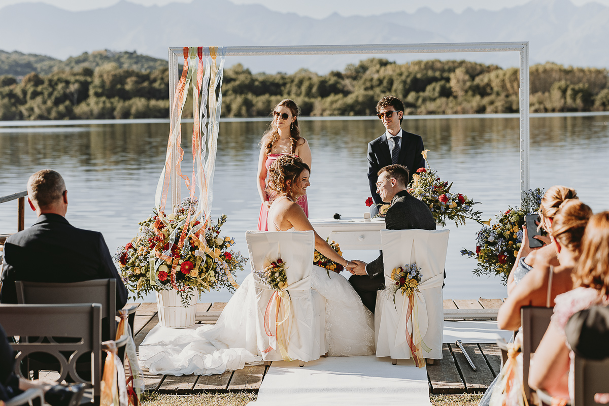 Matrimonio Lago di Candia. Cerimonia. Rito del calore.