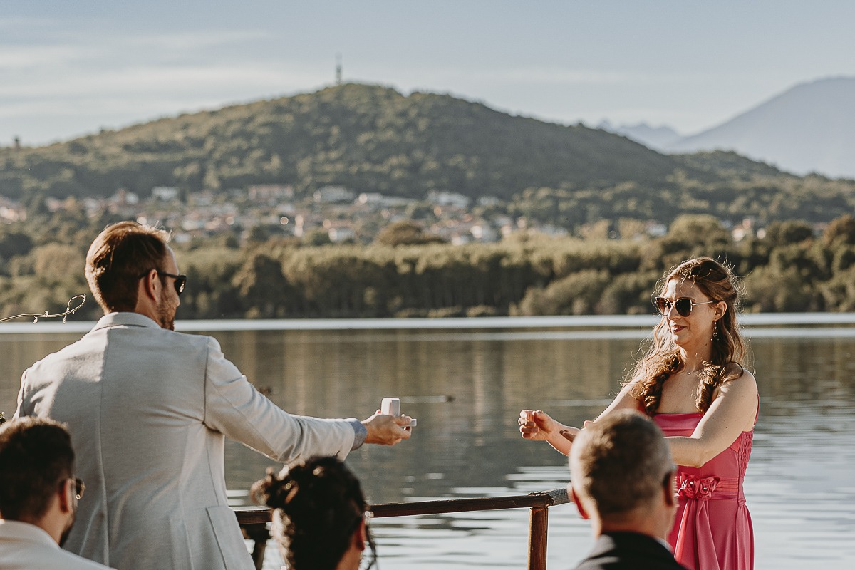 Matrimonio Lago di Candia. Cerimonia. Rito del calore.