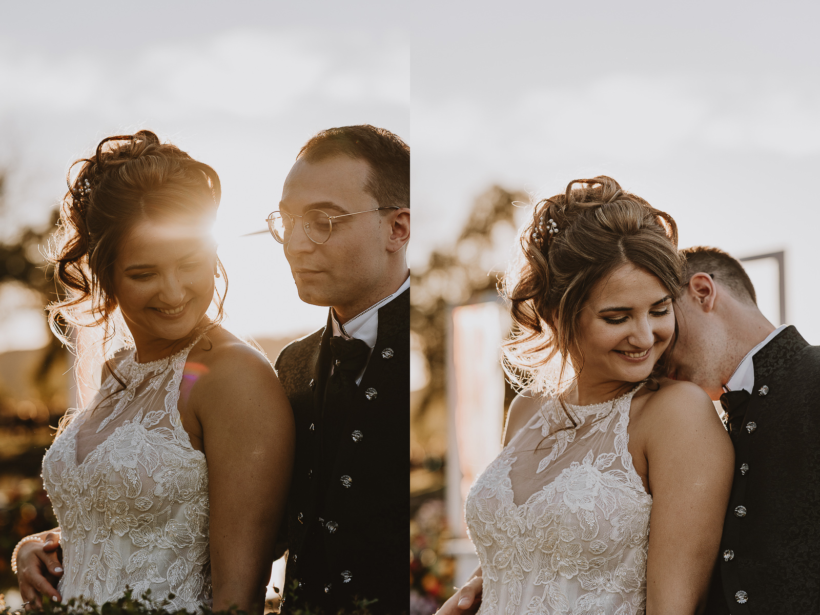 Matrimonio Lago di Candia. Ritratti di coppia.