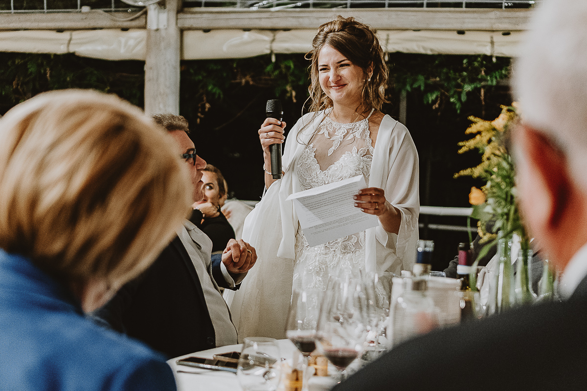 Matrimonio Lago di Candia. Ricevimento. Cena.