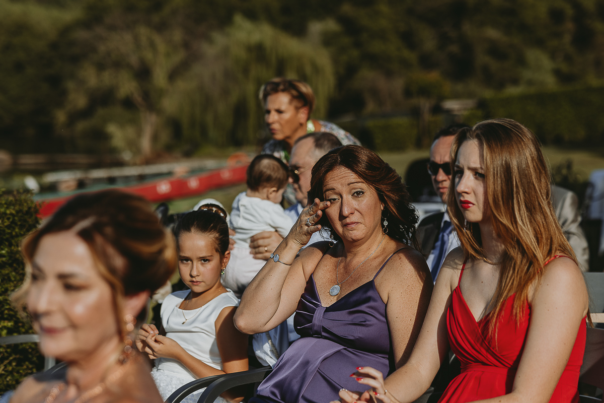 Matrimonio Lago di Candia. Cerimonia. Invitati