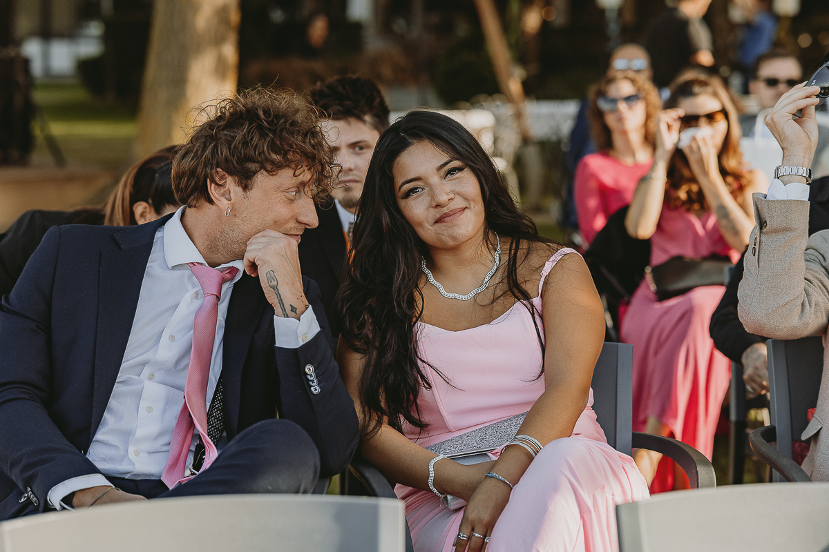 Matrimonio Lago di Candia. Cerimonia. Invitati