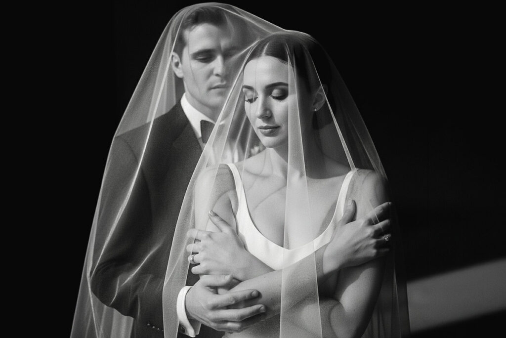 婚礼摄影趋势：头纱下的新人与亲密瞬间
